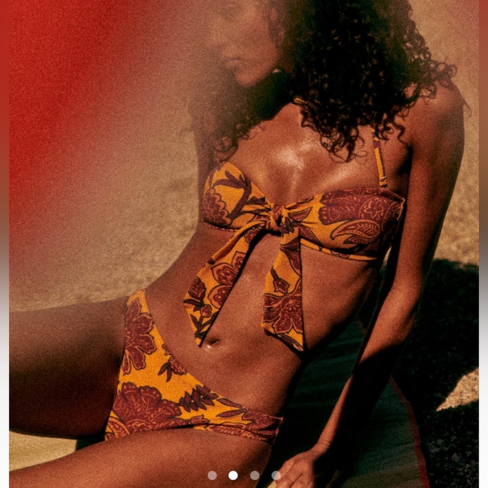 Sezane Palmera Bikini Top and Bottom